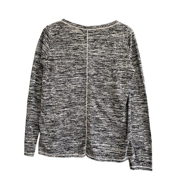 Michael Stars Marled Gray Long Sleeve Top, one size - Picture 2 of 10